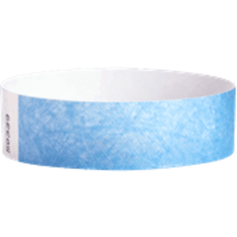 500-count Sky Blue Wrist Tickets 3/4"