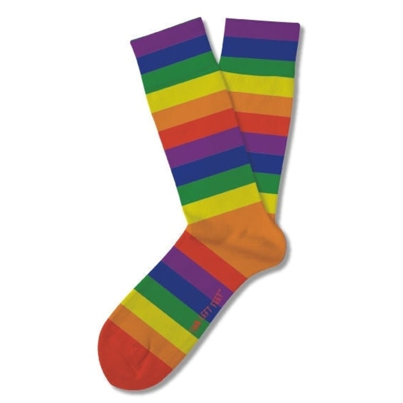 Socks - Two Left Feet Small / Medium Color Me Rainbow