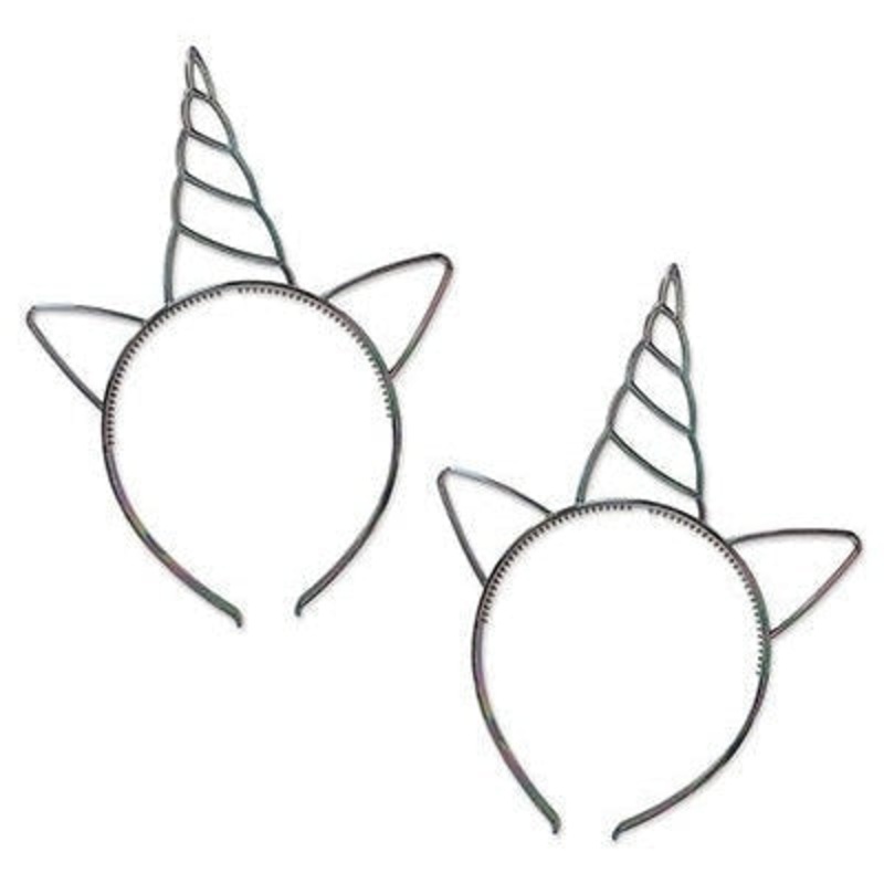 Unicorn Headbands Attached To Snap-on Headband