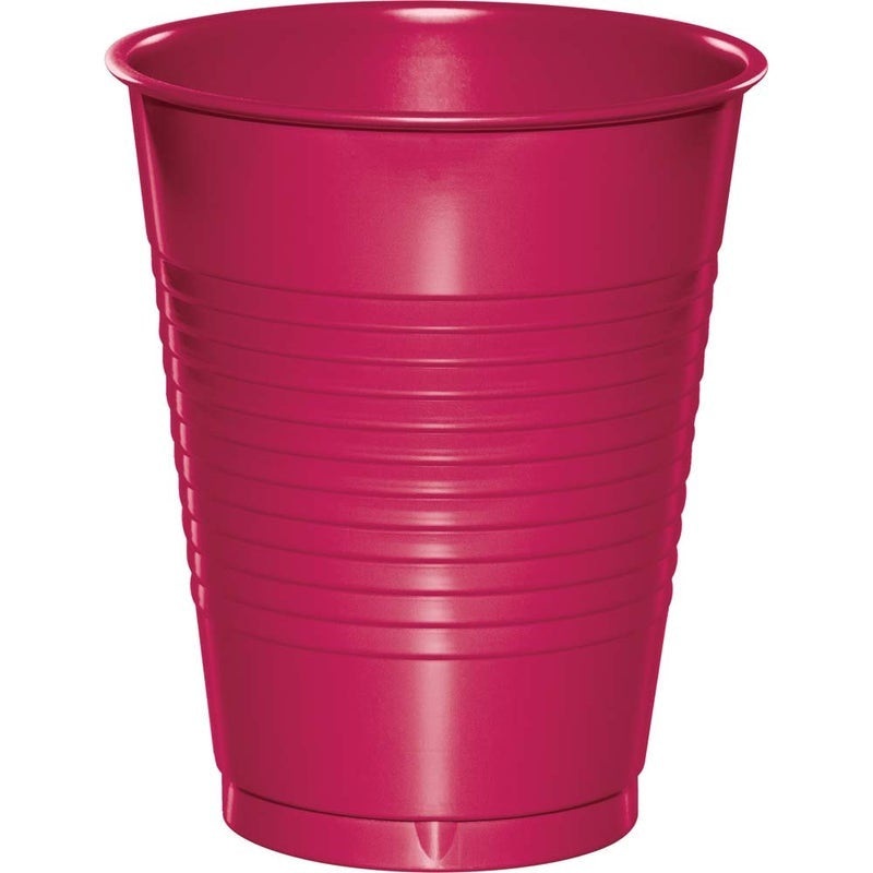 Tumbler 16 oz Plastic 20 Count Hot Magenta