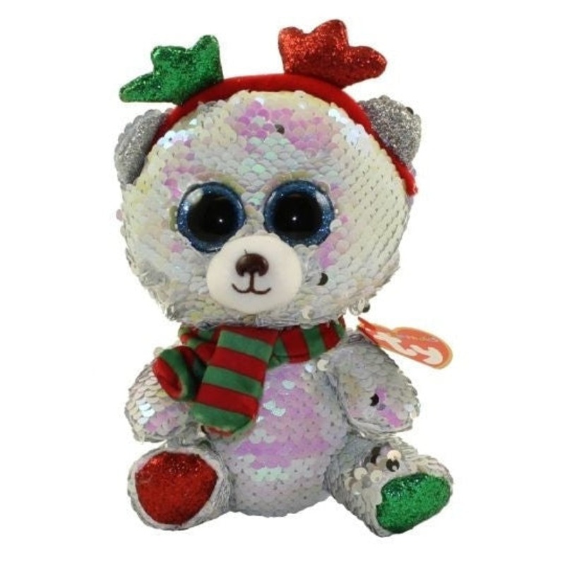 Ty - Christmas Mistletoe Bear Antlers Regular