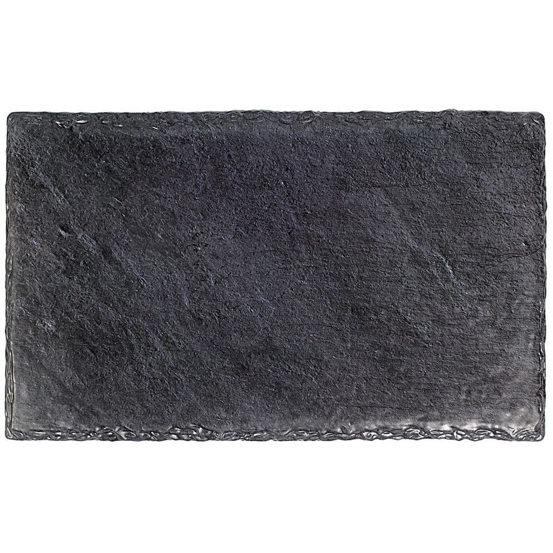 Rectangular Melamine Tray - Slate