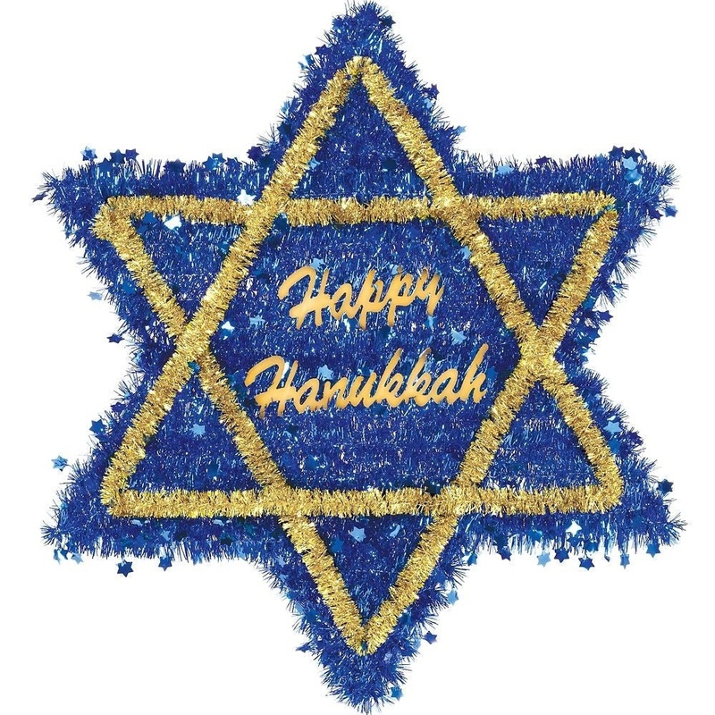Star of David Deluxe Tinsel