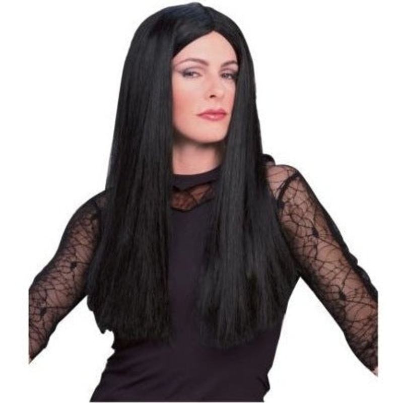 Morticia, Wig, Halloween, Accessories