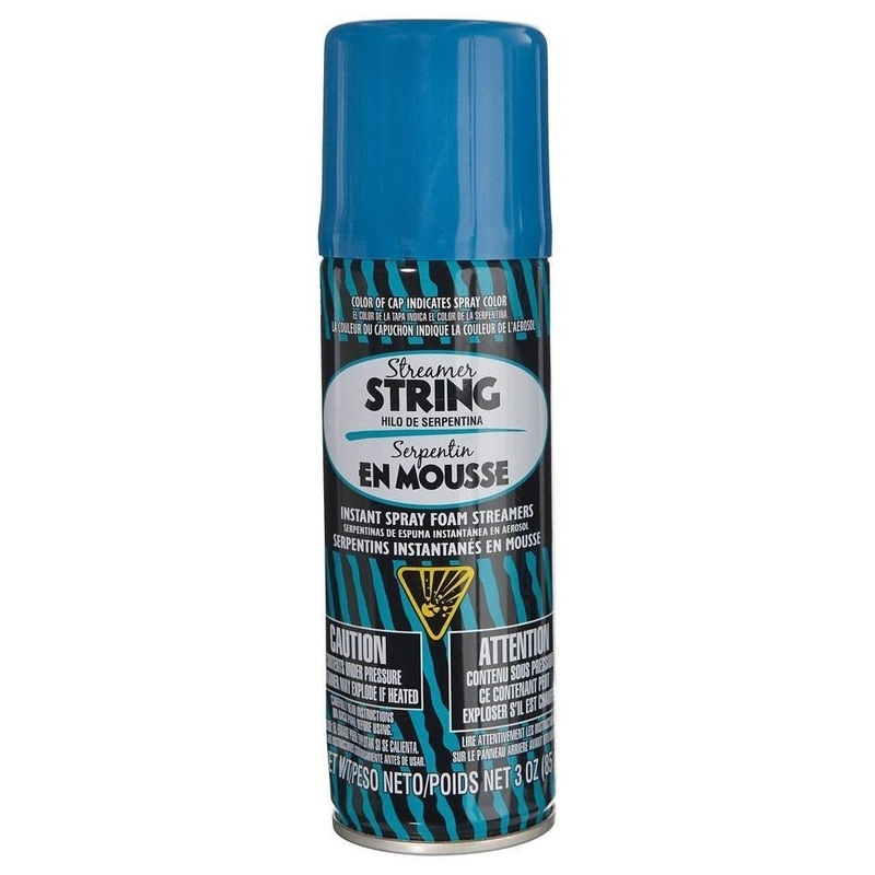 Streamer String - Turquoise (Silly String / Fun String)