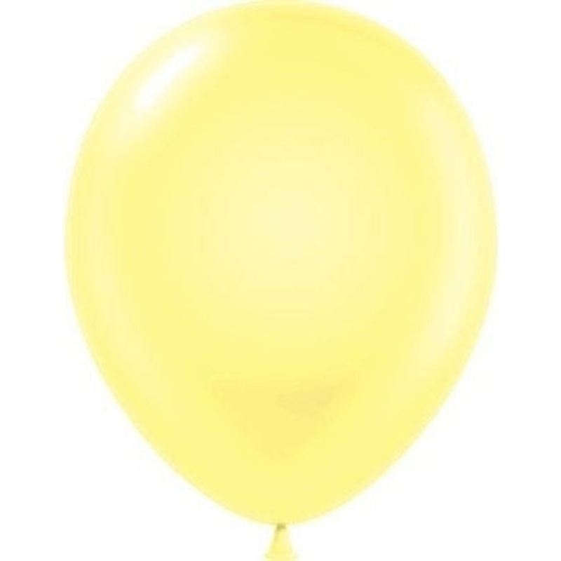 11" Tuftex Balloons (12 Per Package) Pearl Yellow