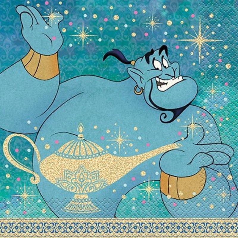 16 Aladdin Luncheon Napkins