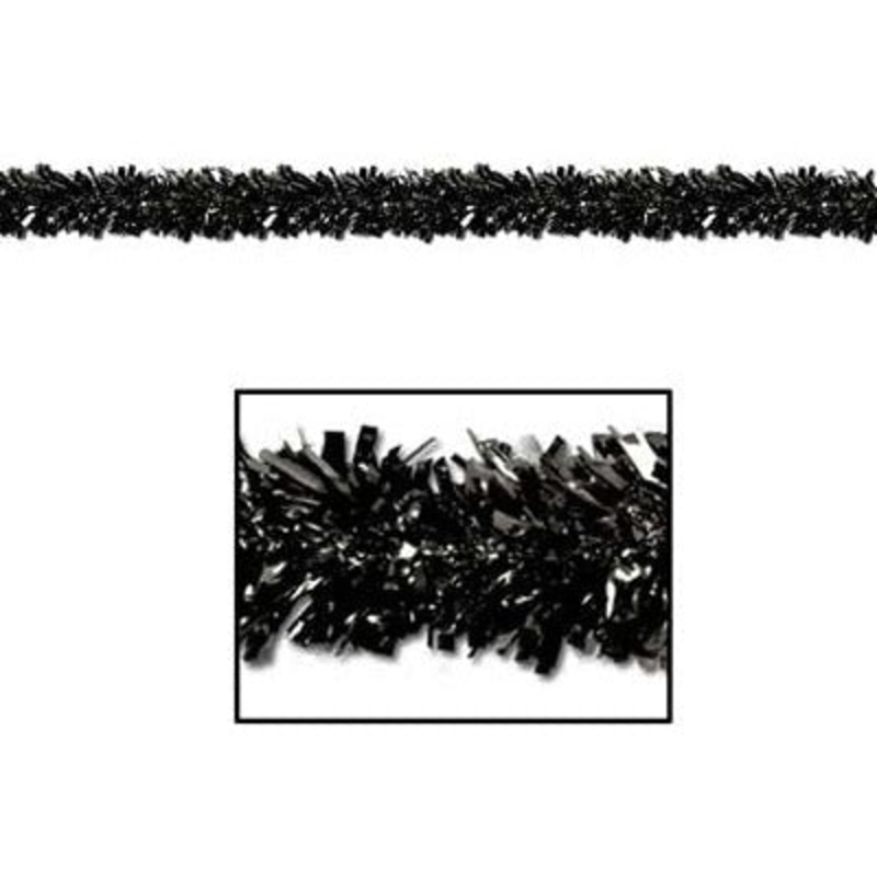 6-ply Metallic Festooning Garland Black