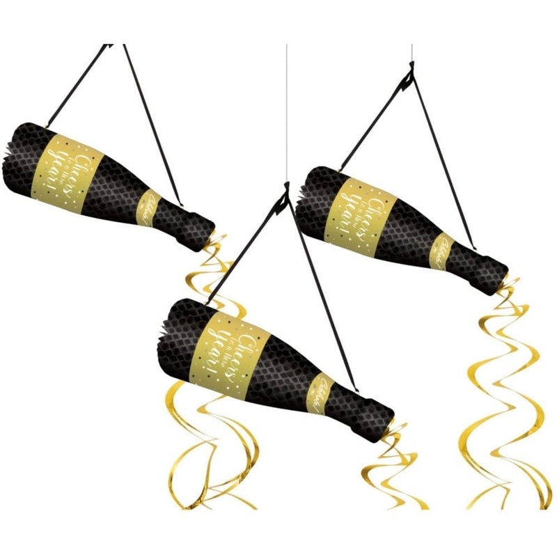 New Year's Bottle Hanging Decorations