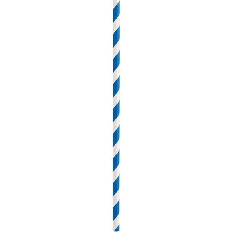Solid Color High Count Paper Straws, 40 Count - Assorted