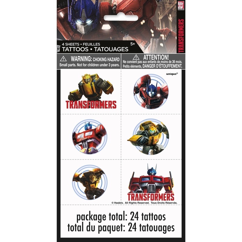 Transformers Tattoos, 24 Count