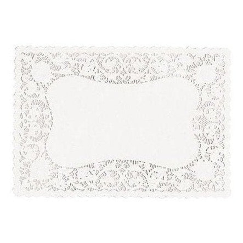 White Doily Placemats, 9 Count