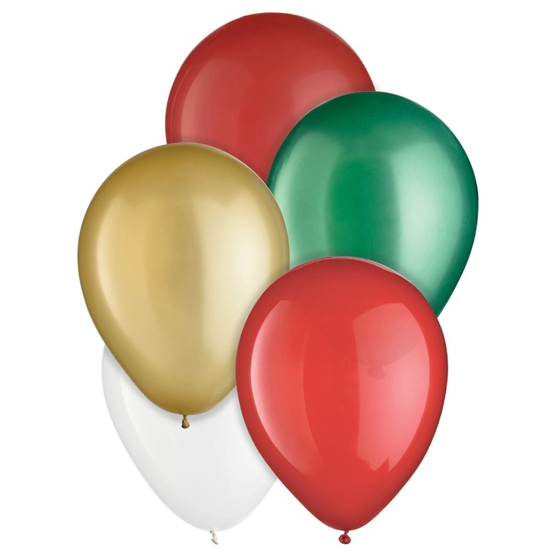 Christmas Latex Balloon Assortment