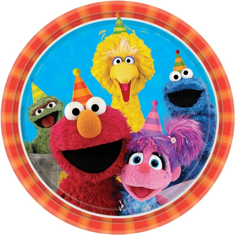 Plates - Sesame Street, Round, 9"