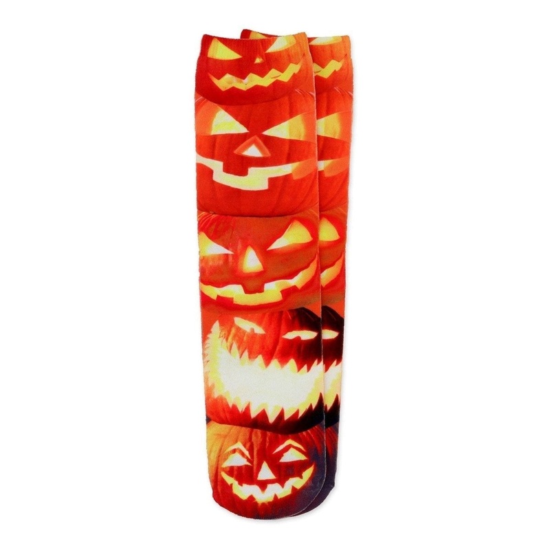Socks - Two Left Feet Medium / Large Halloween Sub Jack O Lantern
