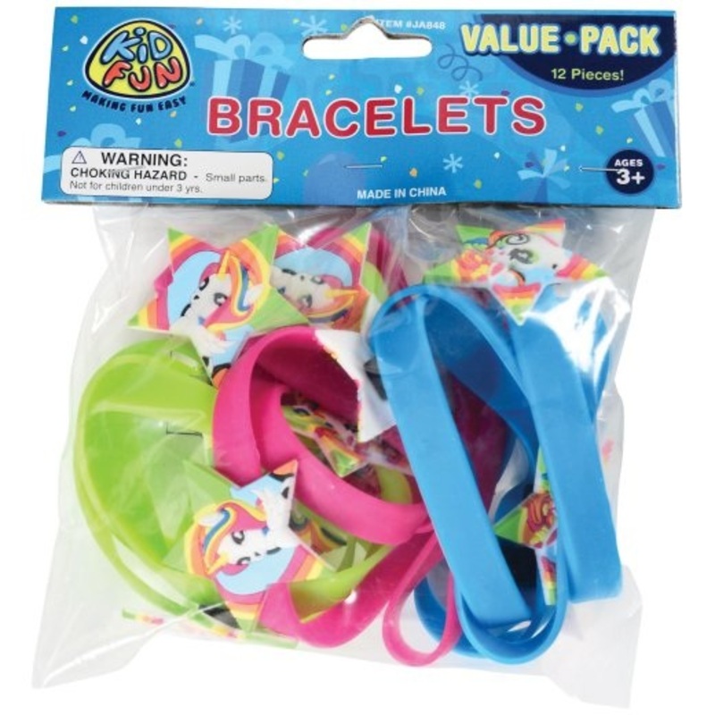 Unicorn Bracelets, Set of 12