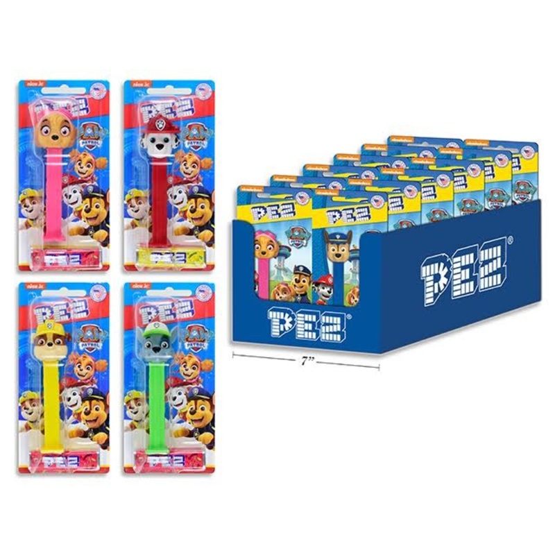 PEZ Paw Patrol (16g)  Includes 1 Dispenser + 2 Candy Refills
