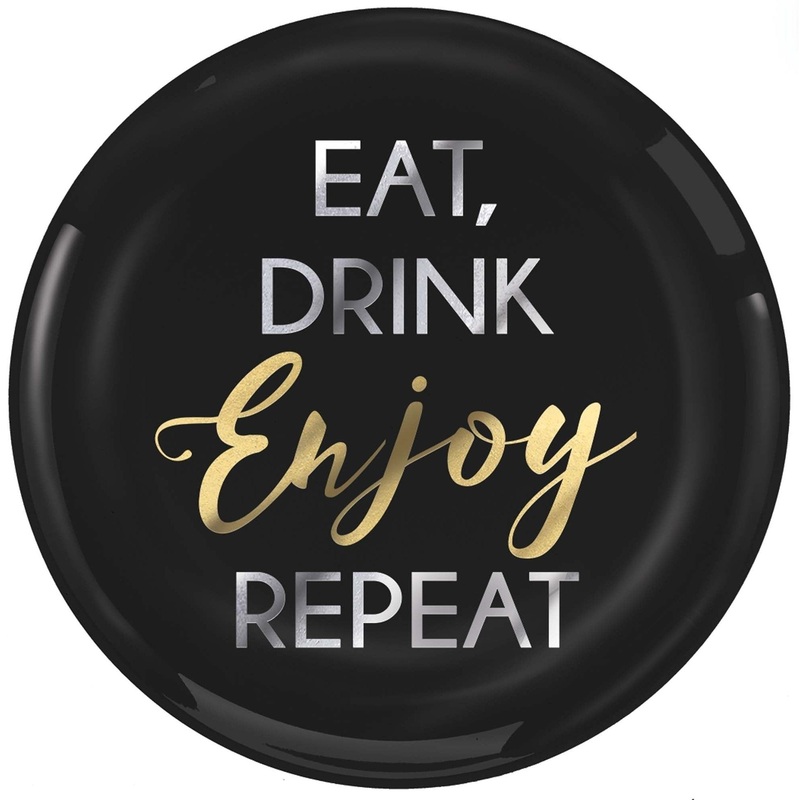 Plates - 7.5" Eat/drink/enjoy