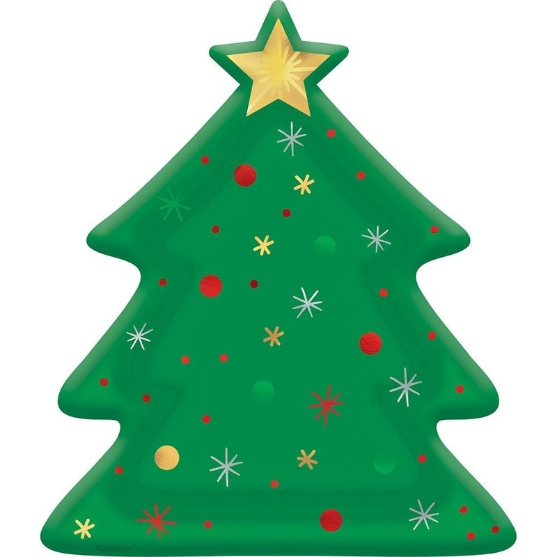 Plates - Tree Shaped, 10 1/2"