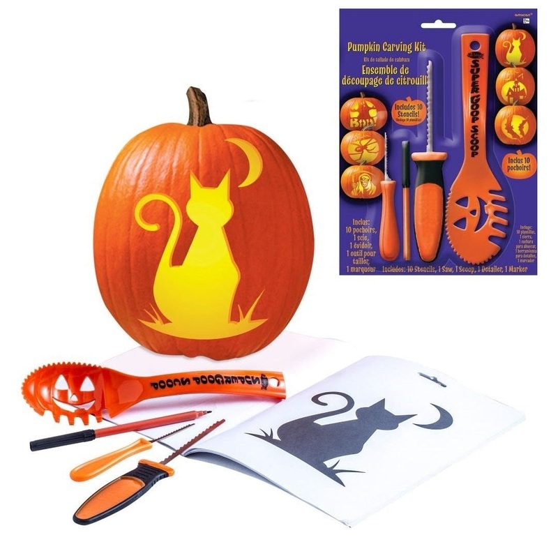 Pumpkin Carving Kit - Basic, with Stencils