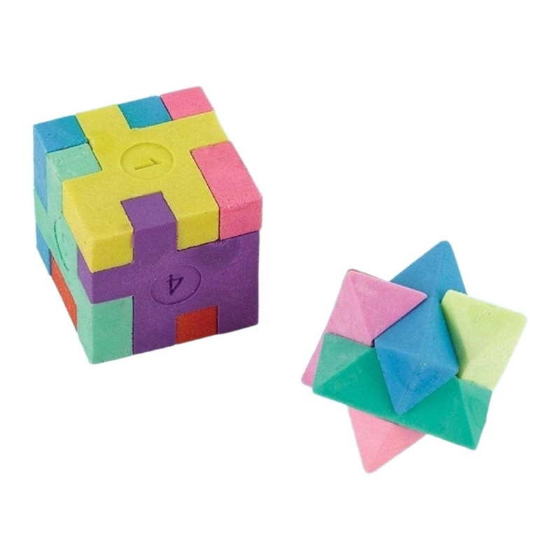 Puzzle Cube Erasers
