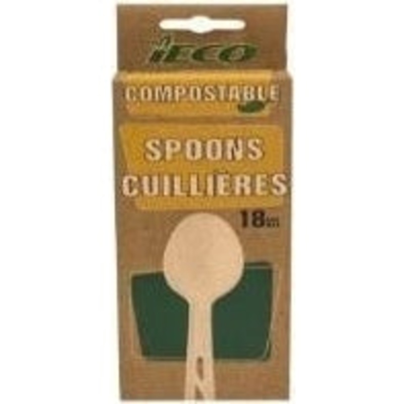 Spoons - Eco Compostable 18 Per Package