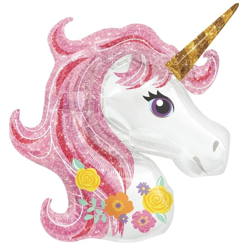Super Shape Foil Balloon - Magical Unicorn