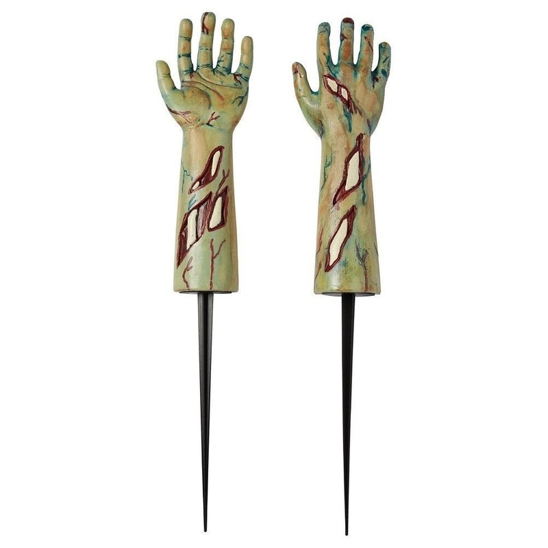 Zombie Hand Stakes, Set of 2