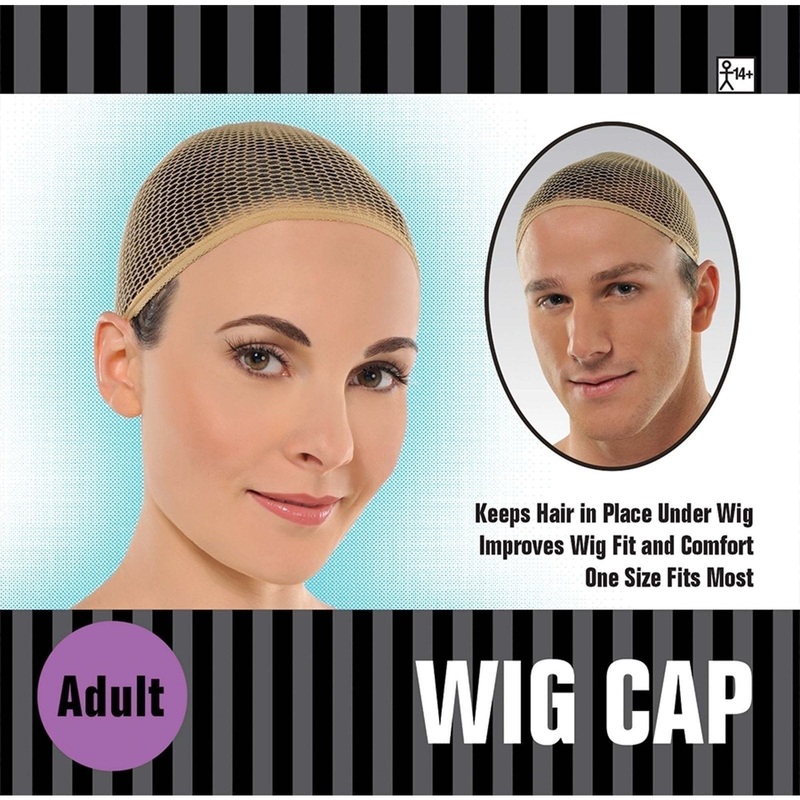 Adult, Cap, Wig, Halloween, Accessories