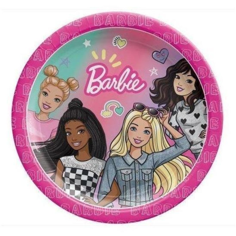 Plates - Barbie, 7"