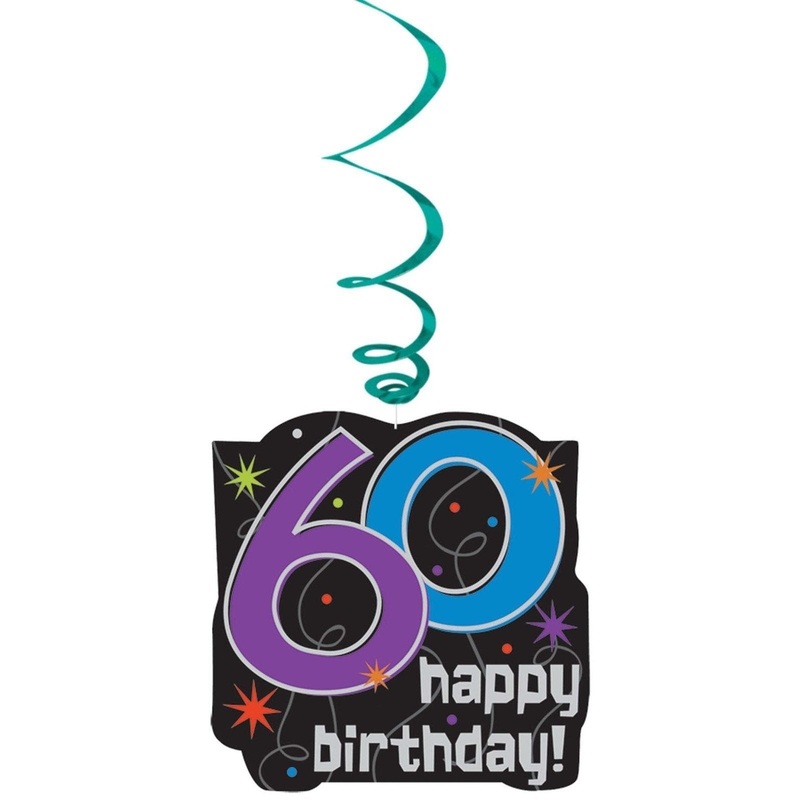 Swirl Decoration - Party Cont 60