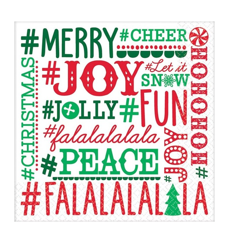 Napkins - Beverage, #Holiday