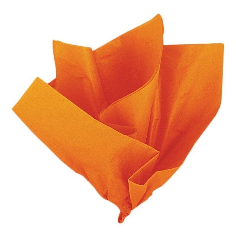 Orange Tissue Sheets, 10 Count