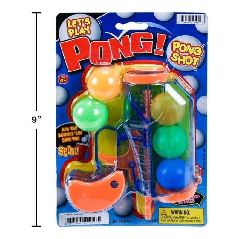 Pong Shot, Blister Card