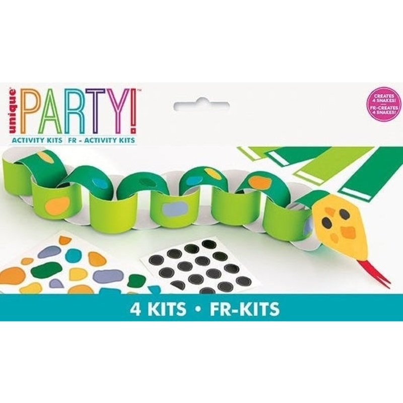 Snake Diy Paper Chain Craft Kit For 4