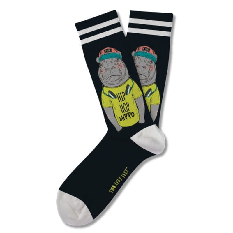 Socks - Two Left Feet Small / Medium Hip Hop Hippo