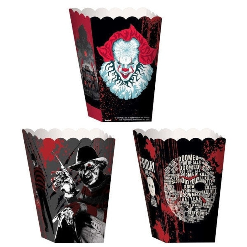 Warner Brothers Mixed Horror Popcorn Containers
