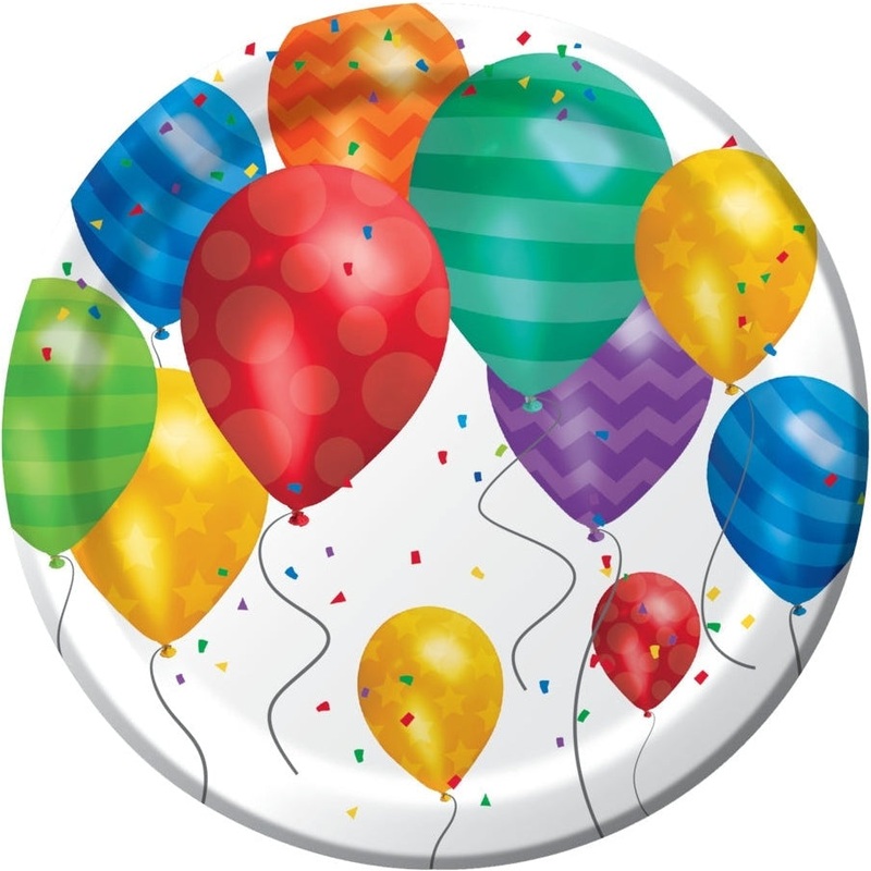 Plates - Balloon Blast, 7"