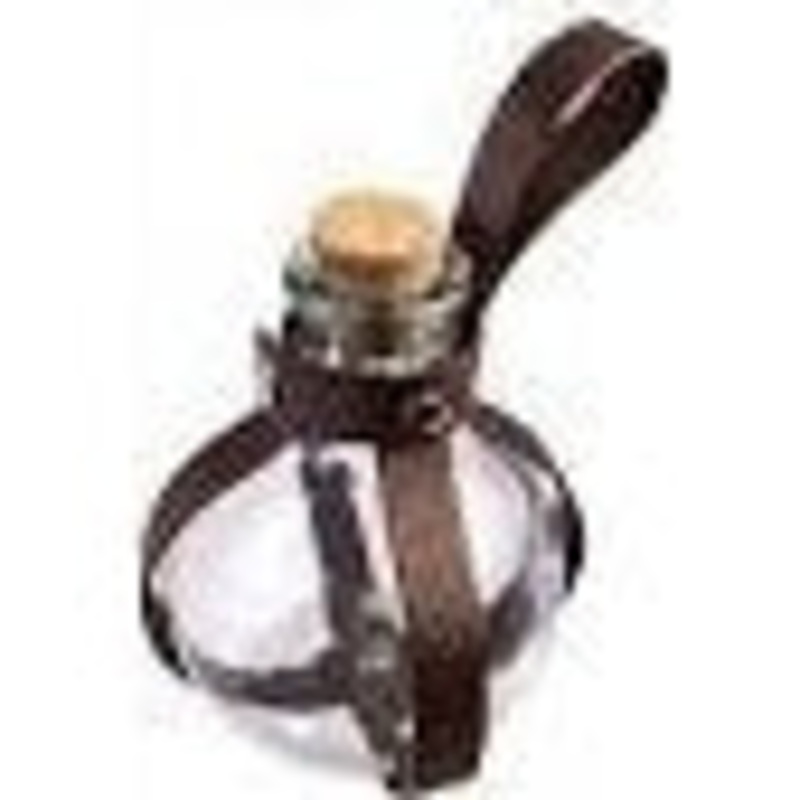 Potion Bottle with Brown Strap