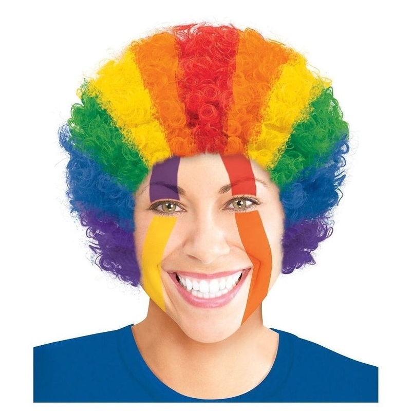 Wig - Rainbow Curly