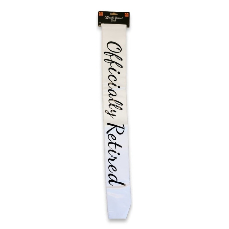 Officially Retired White Sash