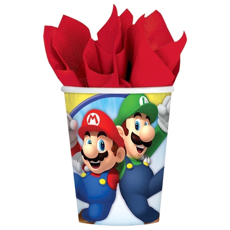 Super Mario Brothers Cups, 9 oz