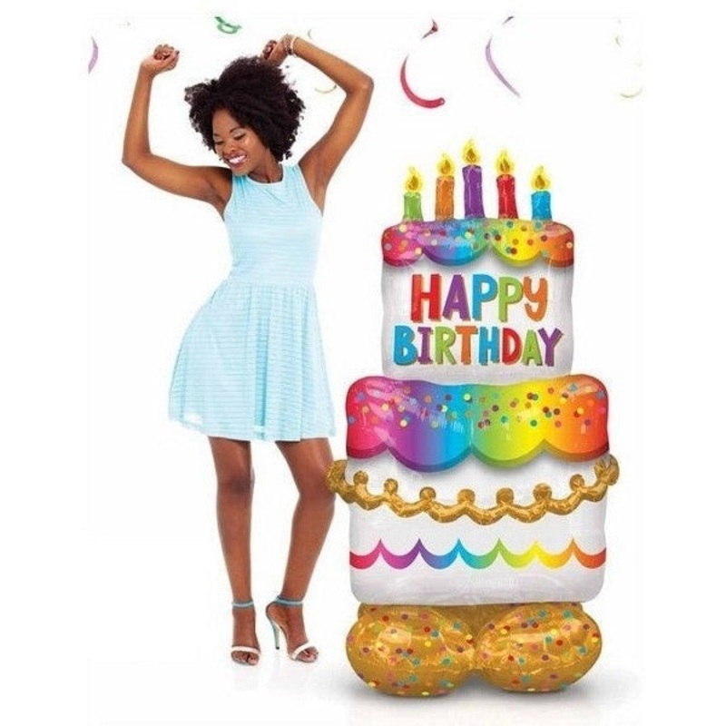 Airloonz - Birthday Cake Foil Balloon