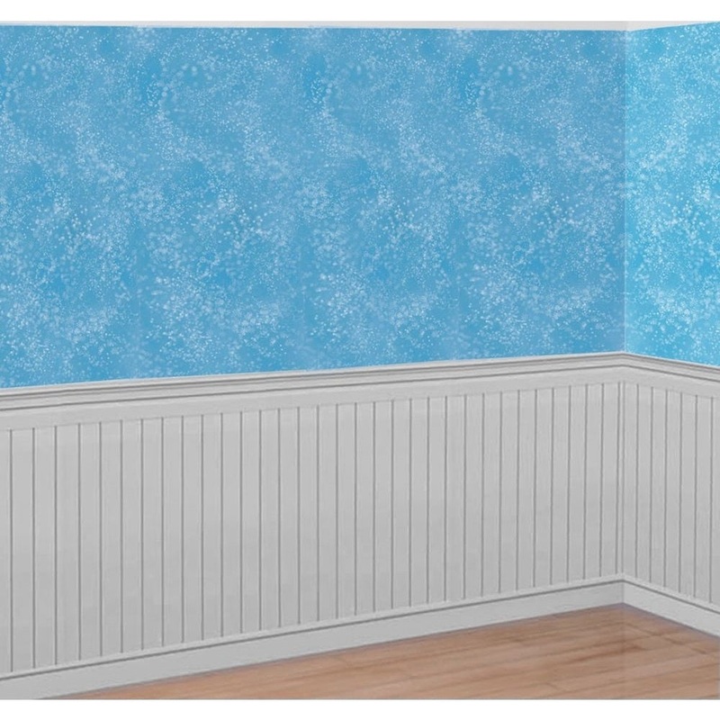 Snow Flurries Scene Setters Plastic Room Roll
