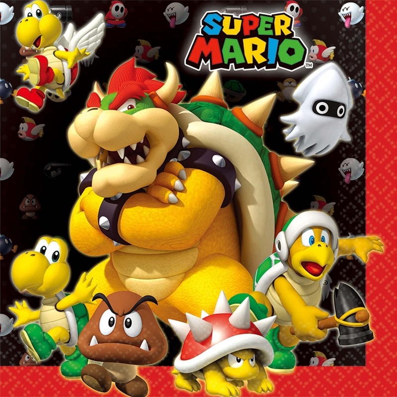Super Mario Lunch Napkin