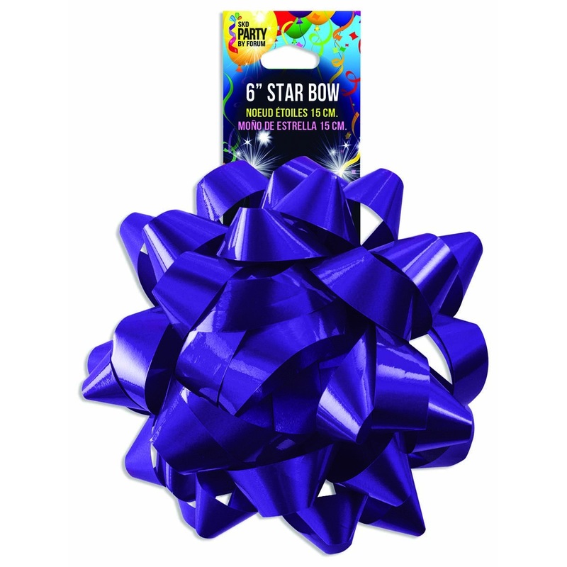 6" STAR BOW LACQUER PURPLE