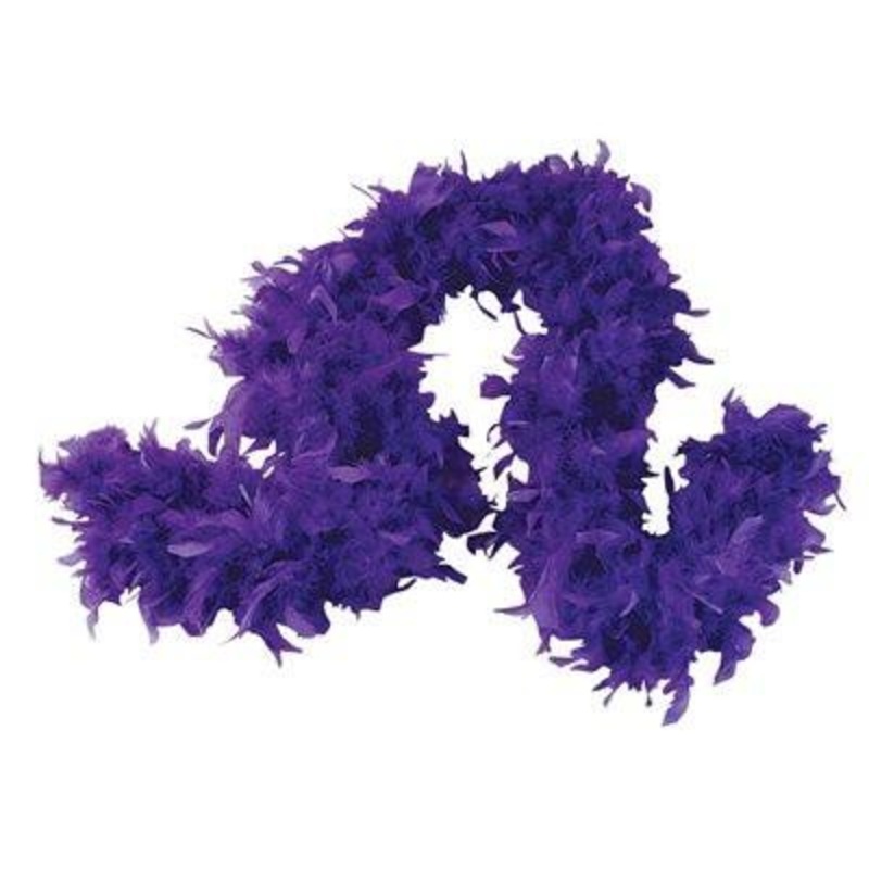 Purple Feather Boa (6' 60g)