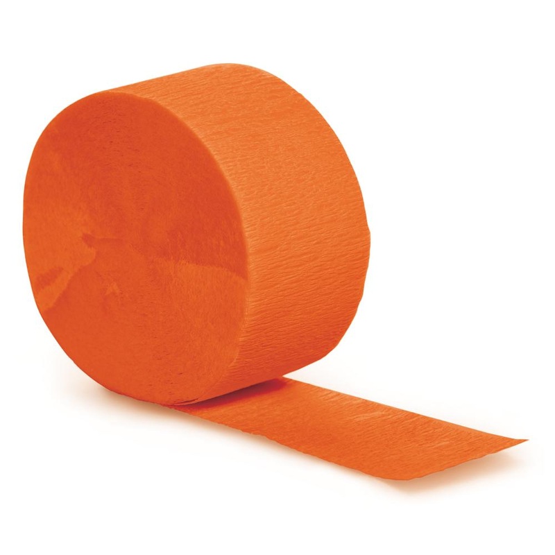 SUNKISSED ORANGE  CREPE  81' PAPER 1 CT.