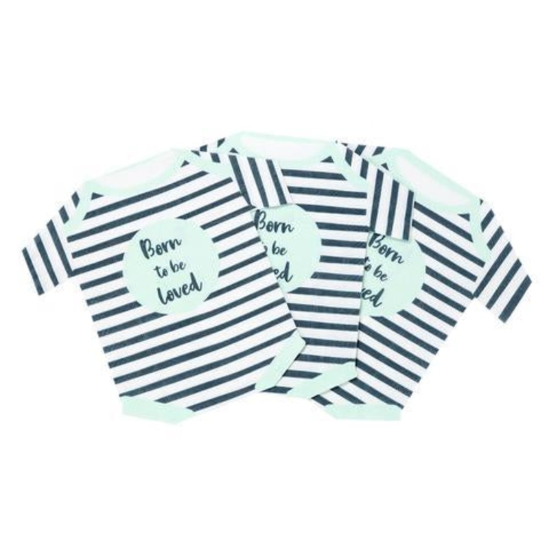 Born To Be Loved Shaped Napkins 16 ct.