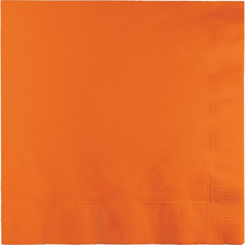 Sunkissed Orange Luncheon Napkins 50 ct.